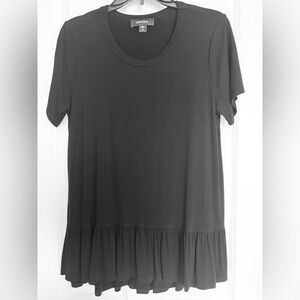 Karen Kane Black Short Sleeve Top